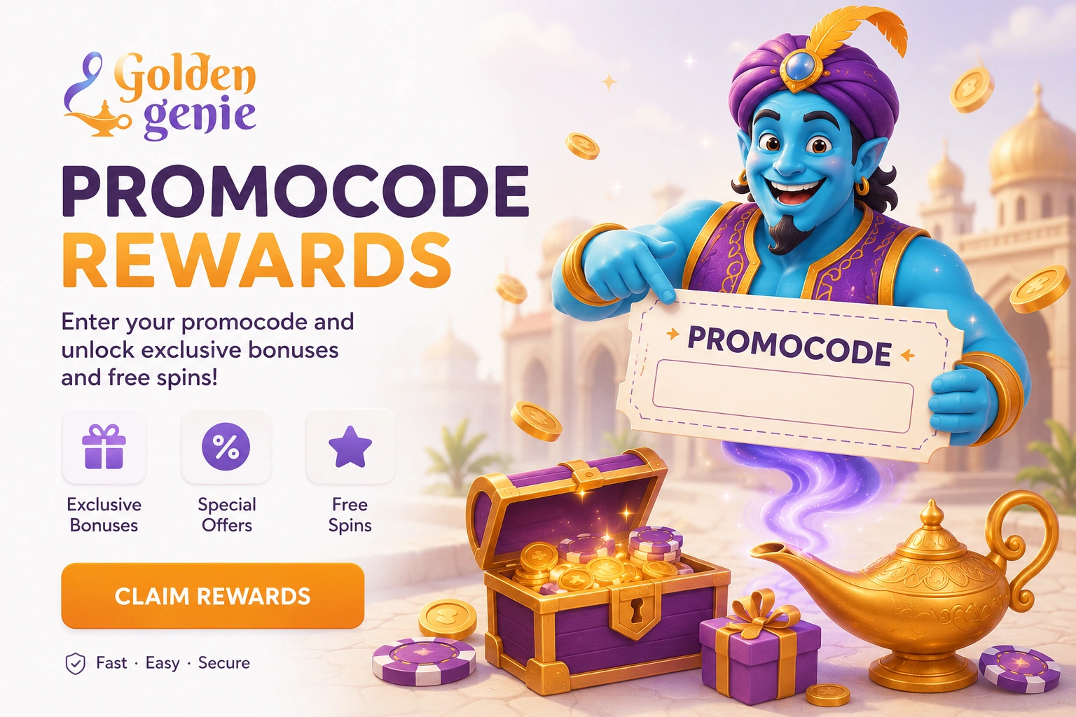 Golden Genie Casino promo codes